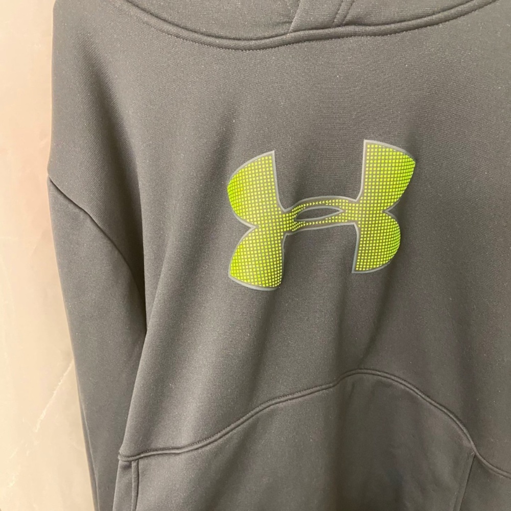 Under armour  Men's BIG LOGO  Black/Volt  Hoodie